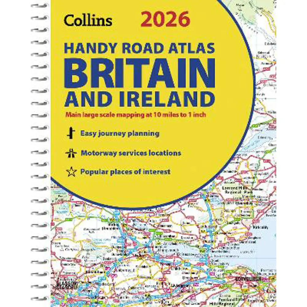 2026 Collins Handy Road Atlas Britain and Ireland: A5 Spiral (Collins Road Atlas) - Collins Maps